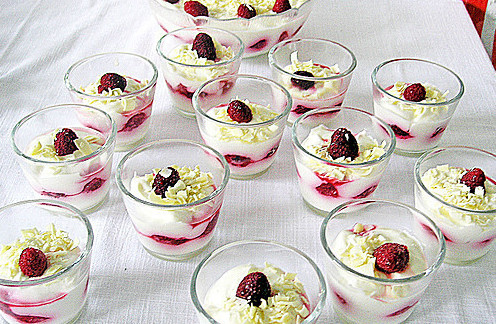 Mascarpone - Himbeer - Quark