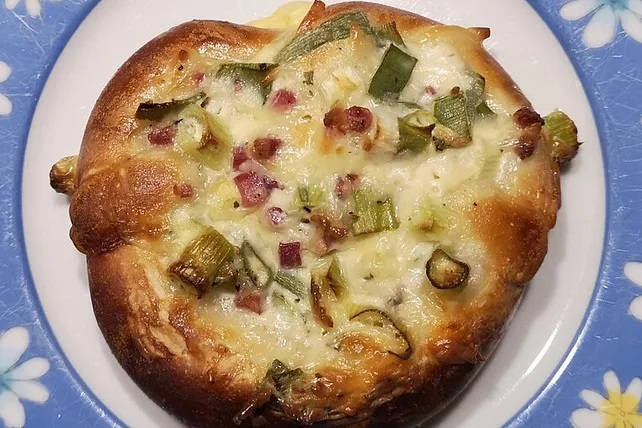 Flammkuchen-Brezeln