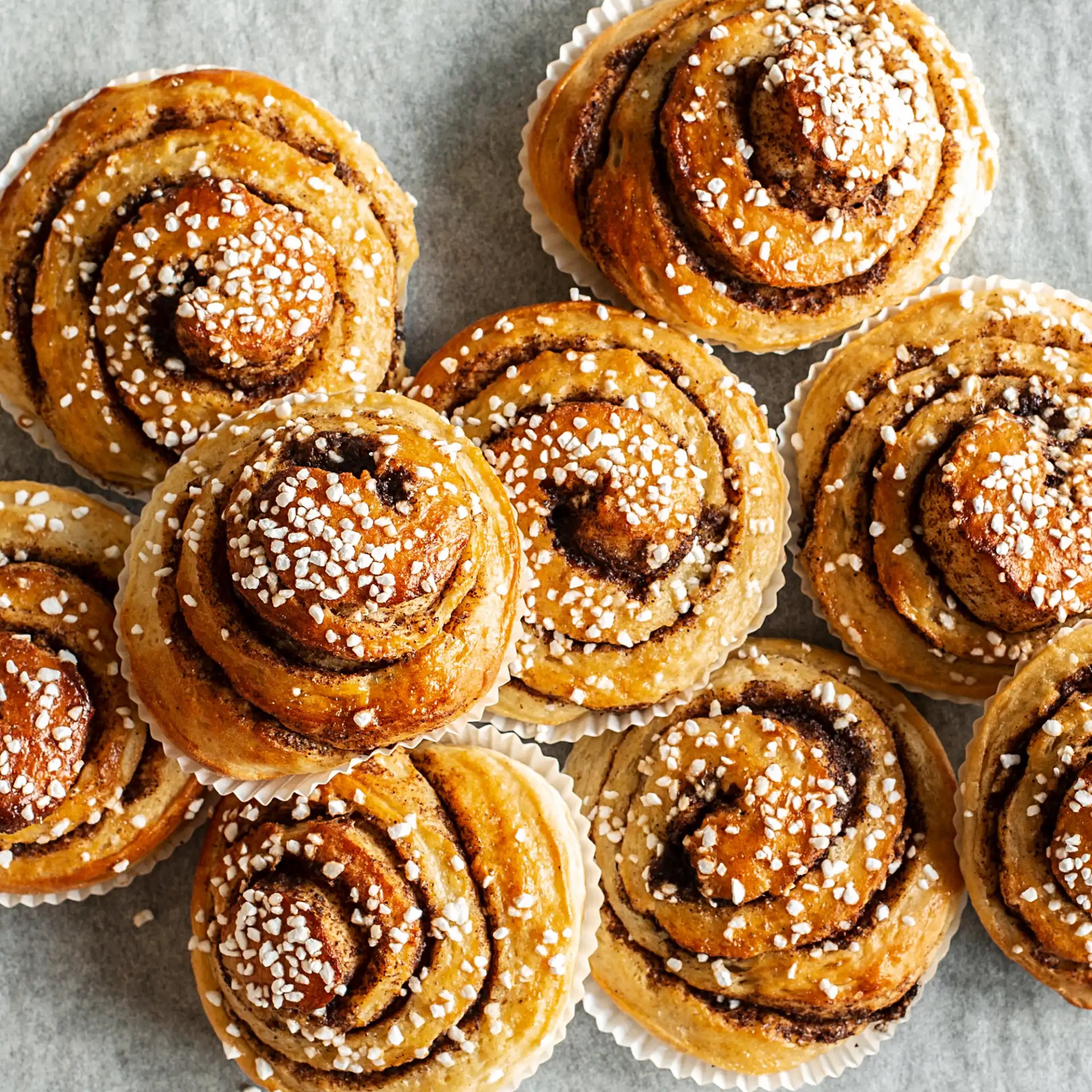 Svenska Kanelbullar (Zimtschnecken)