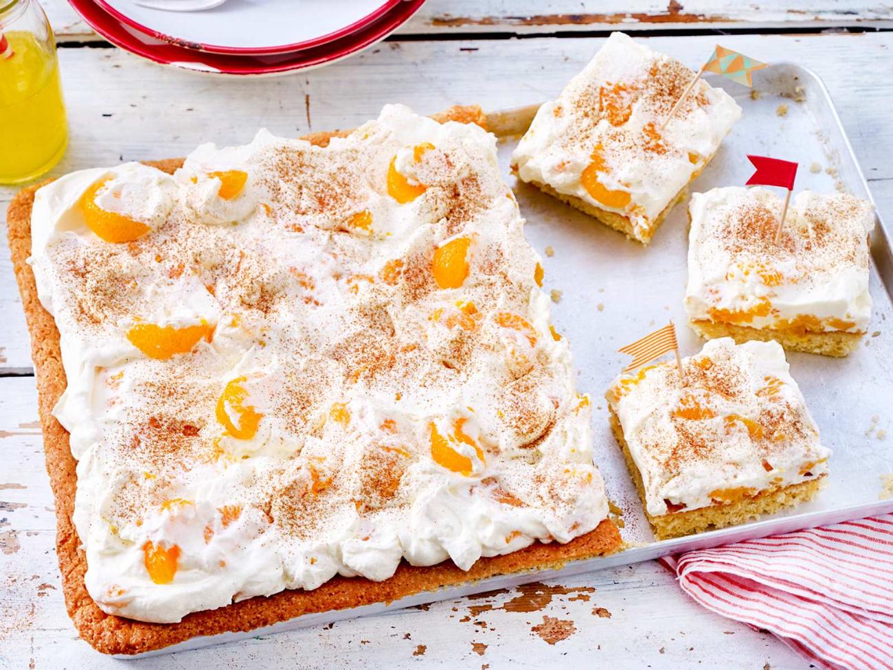 Fanta-Kuchen mit Pfirsich-Schmand