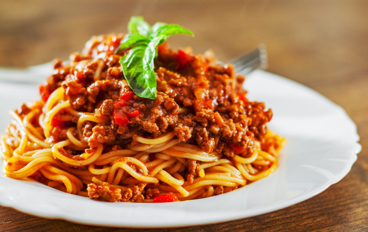 Spaghetti Bolognese nach Art des Hauses