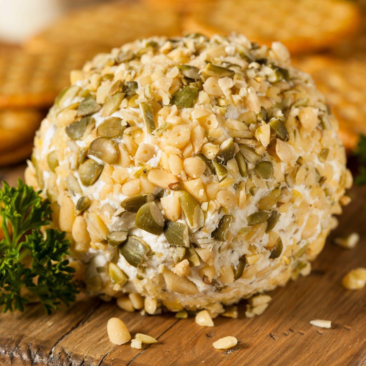 Frischkäsekugel