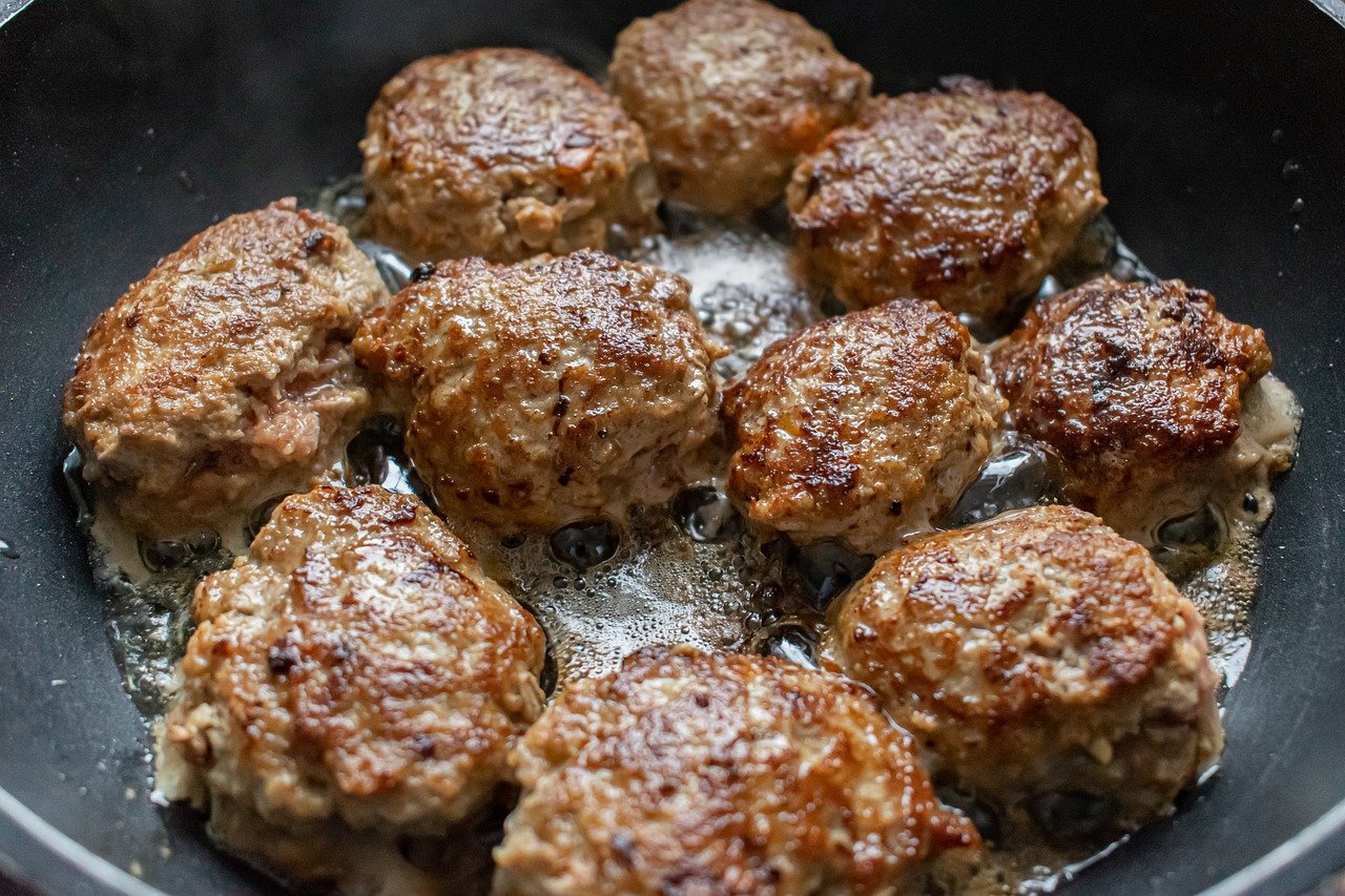 Hackfleisch-Küchle / Frikadellen