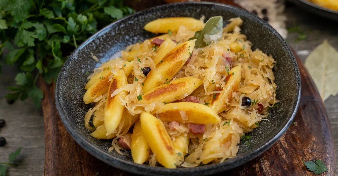 Schupfnudeln mit Sauerkraut